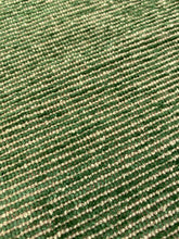 Load image into Gallery viewer, Designer Emerald Green Beige Textured MCM Mid Century Modern Chenille Upholstery Fabric STA 4502