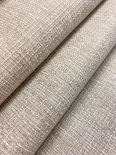 Load image into Gallery viewer, Designer Water &amp; Stain Resistant Taupe MCM Mid Century Modern Tweed Upholstery Fabric WHS 4369