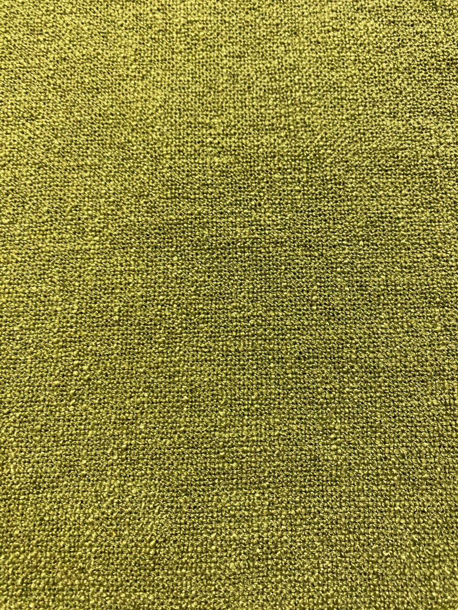 Olive Green Nubby MCM Linen Upholstery Fabric | Fabric Bistro ...