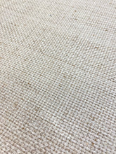 Load image into Gallery viewer, 1.8 Yard Designer Heavy Duty Oatmeal Beige Linen Viscose MCM Mid Century Modern Water &amp; Stain Resistant Upholstery Fabric WHS 4535