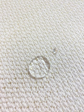Load image into Gallery viewer, Perennials Nit Whitty Sea Salt Indoor Outdoor Water &amp; Stain Resistant Ivory MCM Mid Century Modern Basketweave Upholstery Fabric WHS 4228