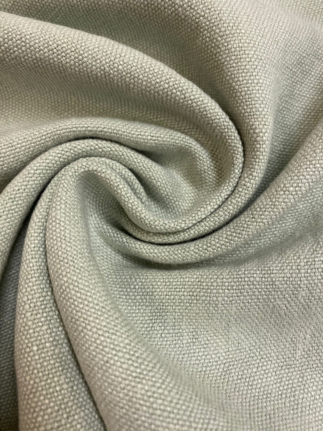 Designer Green Seafoam Cotton Linen Upholstery Drapery Fabric WHS 4257