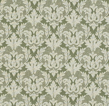 Load image into Gallery viewer, Spanish Made Damask Brocade Sage Green Upholstery Drapery Fabric CF