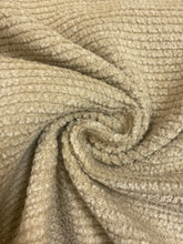 Load image into Gallery viewer, Designer Beige MCM Mid Century Modern Textured Chenille Water &amp; Stain Resistant Upholstery Fabric WHS 4447