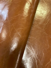 Load image into Gallery viewer, Designer Heavy Duty Glossy Textured Caramel Brown Faux Leather Upholstery Vinyl STA 4385