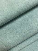 Load image into Gallery viewer, Designer Water &amp; Stain Resistant Seafoam Green Faux Suede Upholstery Fabric WHS 4394