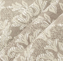 Load image into Gallery viewer, Spanish Made Damask Brocade Taupe Beige White Upholstery Drapery Fabric CF
