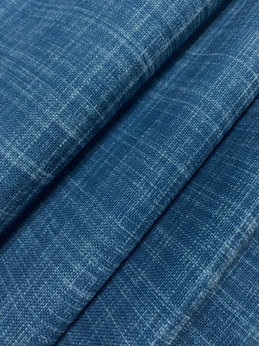 Designer Denim Blue Navy Blue Upholstery Fabric STA 4519