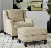 Load image into Gallery viewer, Spanish Made Damask Brocade Taupe Beige Upholstery Drapery Fabric CF