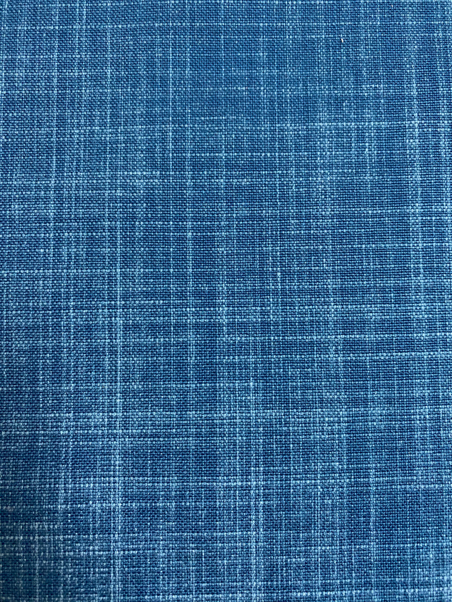 Designer Denim Navy Blue Upholstery Fabric 