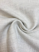 Load image into Gallery viewer, 1.8 Yard Designer Heavy Duty Belgian Linen Silver Gray Upholstery Fabric WHS 4550