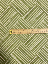 Load image into Gallery viewer, Lewis &amp; Wood Chekerbox Cactus Green Geometric Cotton Linen Upholstery Drapery Fabric WHS 4354