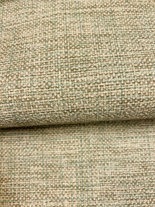 Commercial Heavy Duty Sage Green Textured MCM Mid Century Modern Tweed Faux Leather Upholstery Vinyl