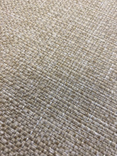 Load image into Gallery viewer, Designer Water &amp; Stain Resistant Taupe Mocha Speckled Tweed MCM Mid Century Modern Upholstery Fabric WHS 4441