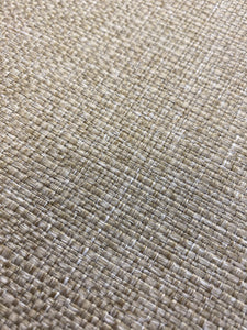 Designer Water & Stain Resistant Taupe Mocha Speckled Tweed MCM Mid Century Modern Upholstery Fabric WHS 4441