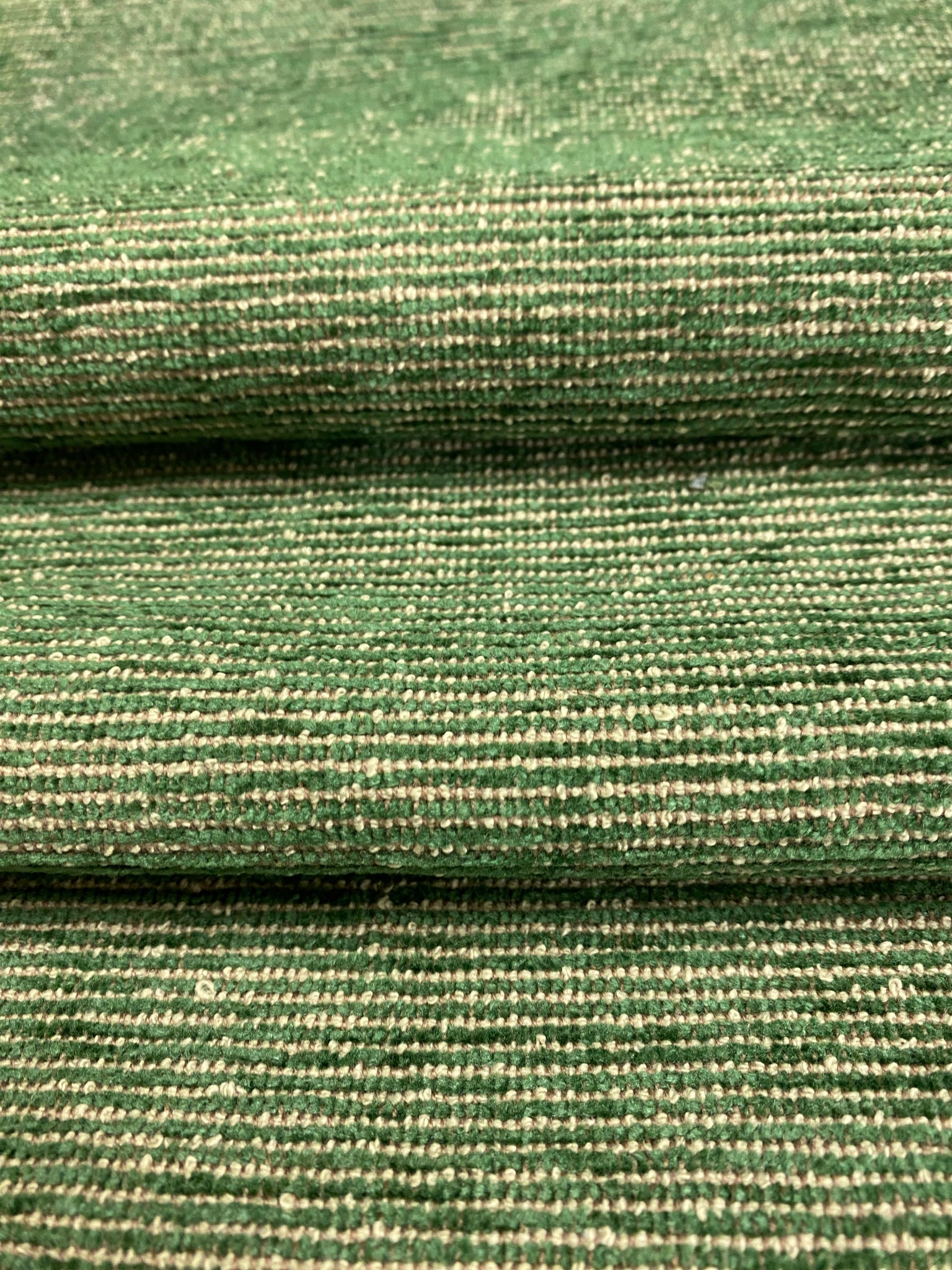 Emerald Green Textured Chenille Textile Upholstery shops Fabric