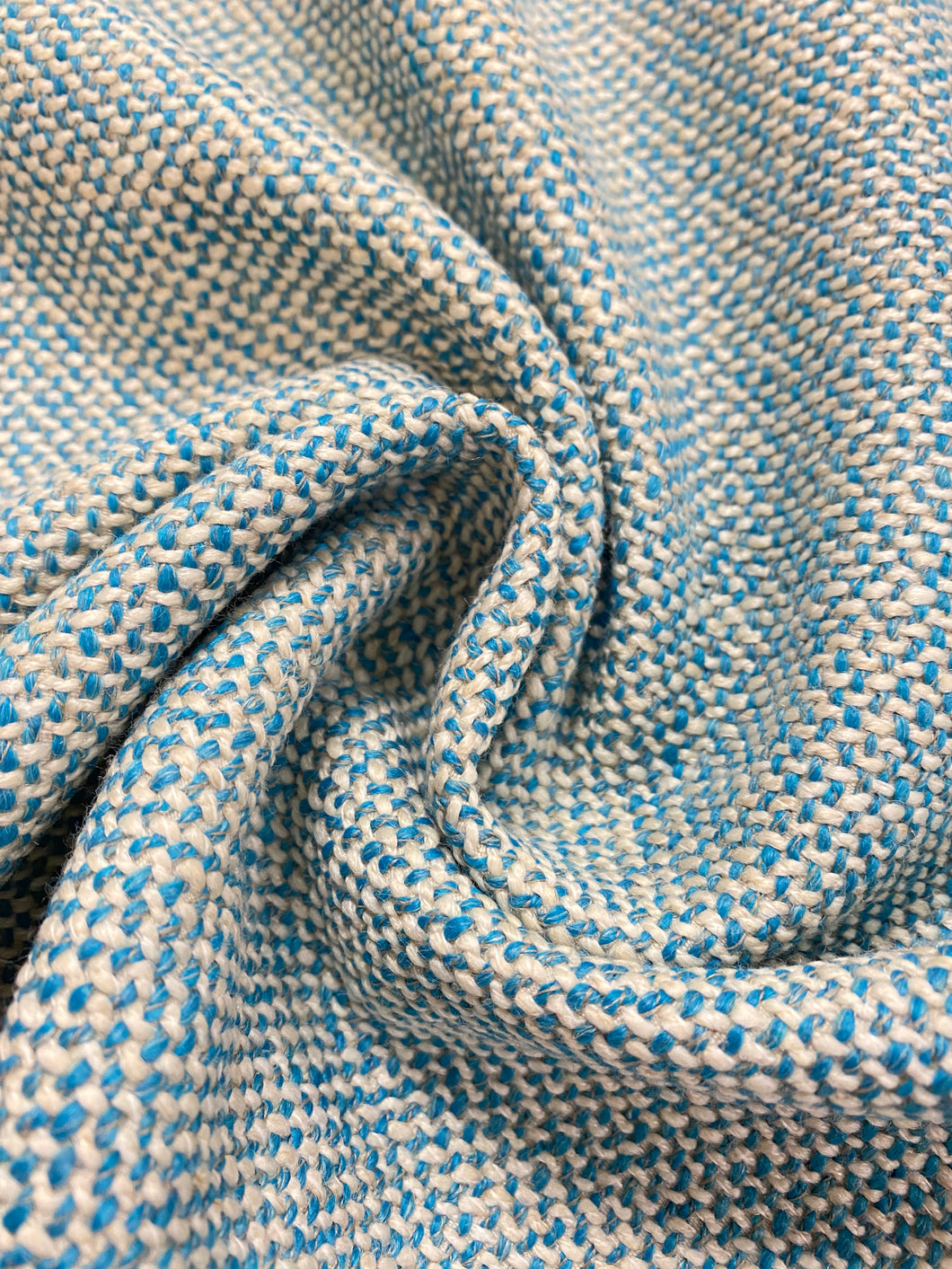 Teal Gold Tweed Upholstery Fabric - Orange Blue Woven Fabric for Furniture Upholstery top - Multicolored Tweed Fabric for Sofas - SP 5293