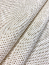 Load image into Gallery viewer, 1.8 Yard of Designer Heavy Duty Beige Cream Nubby Chenille Water &amp; Stain Resistant Upholstery Fabric WHS 4296