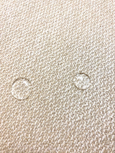 Designer Cream Boucle MCM Mid Century Modern Water & Stain Resistant Upholstery Fabric WHS 4316