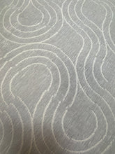 Load image into Gallery viewer, Schumacher Alma Carbon Indoor Outdoor Light Grey Dove Abstract Water &amp; Stain Resistant Upholstery Fabric WHS 4476