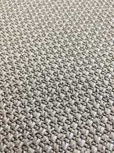 Load image into Gallery viewer, Designer Water &amp; Stain Resistant Beige Black Cream MCM Mid Century Modern Tweed Upholstery Fabric WHS 4395