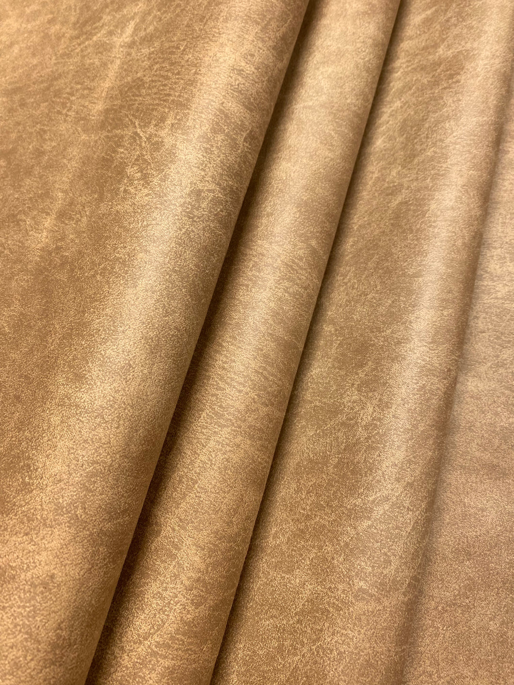 1.8 Yard Designer Heavy Duty Buckskin Taupe Textured Faux Leather Upholstery Vinyl WHS 4382