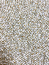 Load image into Gallery viewer, 1.5 Yd Designer Mustard Gold Sage Green Cream Boucle Upholstery Fabric WHS 4289