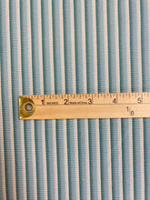 Load image into Gallery viewer, Designer Seafoam Teal Stripe Upholstery Drapery Fabric WHS 4406
