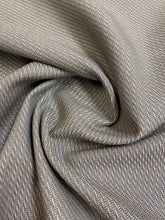 Load image into Gallery viewer, Designer Indoor Outdoor Beige Grey MCM Mid Century Modern Water &amp; Stain Resistant Upholstery Drapery Fabric WHS 4532