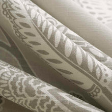 Load image into Gallery viewer, Linen Cotton Floral Cream Ivory Taupe Upholstery Drapery Fabric FB