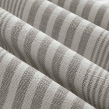 Load image into Gallery viewer, Linen Cotton Cream Grey Upholstery Fabric FB