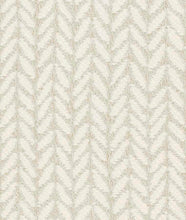 Load image into Gallery viewer, Heavy Duty Off White Beige Herringbone Upholstery Drapery Fabric FB