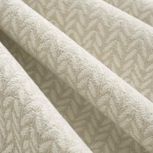 Load image into Gallery viewer, Heavy Duty Off White Beige Herringbone Upholstery Drapery Fabric FB