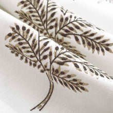 Load image into Gallery viewer, Cotton Cream Gold Black Botanical Tropical Palm Tree Upholstery Drapery Fabric FB