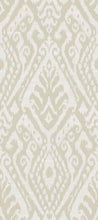 Load image into Gallery viewer, Cream Beige Ikat Upholstery Drapery Fabric FB