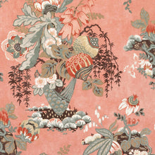 Load image into Gallery viewer, Made to Order Thibaut Fairbanks Floral Roman Shade Colors 6 &amp; 7