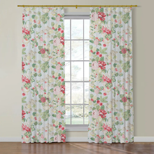 Load image into Gallery viewer, Set of Two Made to Order Schumacher Bouquet Chinois Side Drapery Panels
