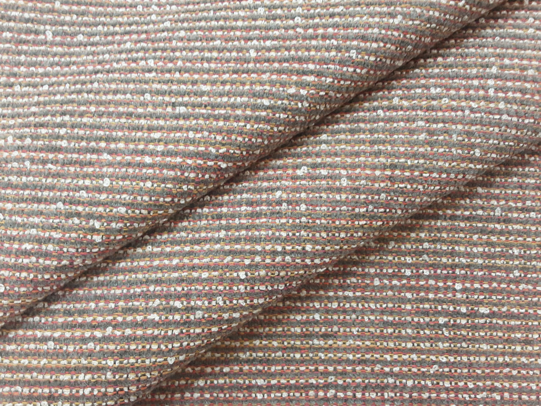 Mayer Textura Rose Mustard Grey Orange Tweed Indoor Outdoor Upholstery Fabric