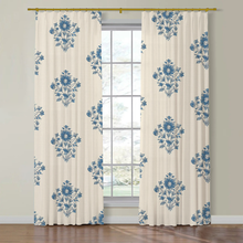 Load image into Gallery viewer, Set of Two Made to Order Schumacher Beatrice Bouquet Side Drapery Panels