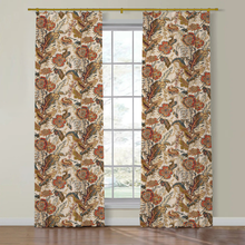 Load image into Gallery viewer, Set of Two Made to Order Schumacher Sandoway Vine Side Drapery Panels