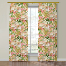 Load image into Gallery viewer, Set of Two Made to Order Schumacher Daisy Chain Side Drapery Panels