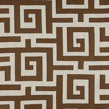 Load image into Gallery viewer, Made to Order Thibaut Tulum Applique Roman Shade Color 6