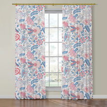 Load image into Gallery viewer, Set of Two Made to Order Schumacher Arborvitae Side Drapery Panels