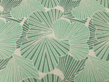 Load image into Gallery viewer, Valdese Weavers Teal Green Botanical Abstract  Indoor Outdoor Upholstery Fabric
