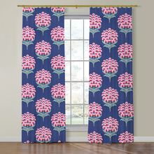 Load image into Gallery viewer, Set of Two Made to Order Schumacher Aurelia Embroidery Side Drapery Panels