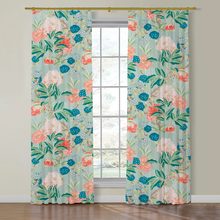 Load image into Gallery viewer, Set of Two Made to Order Schumacher Enchanted Garden Side Drapery Panels