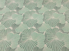 Load image into Gallery viewer, Valdese Weavers Teal Green Botanical Abstract  Indoor Outdoor Upholstery Fabric