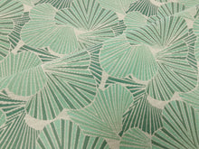 Load image into Gallery viewer, Valdese Weavers Teal Green Botanical Abstract  Indoor Outdoor Upholstery Fabric