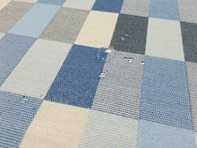 Load image into Gallery viewer, 1.6 Yard Pollack Best Mate High Seas Sunbrella Blue Cream Indoor Outdoor Upholstery Fabric