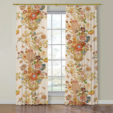 Load image into Gallery viewer, Set of Two Made to Order Schumacher Lansdale Bouquet Side Drapery Panels